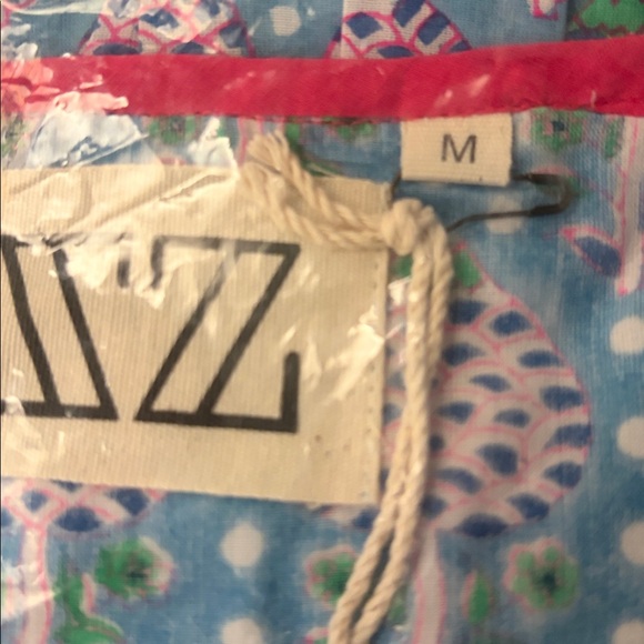 SZ blockprints Kitty Dres London Blue Pineapple Print 100% cotton India - Picture 10 of 14